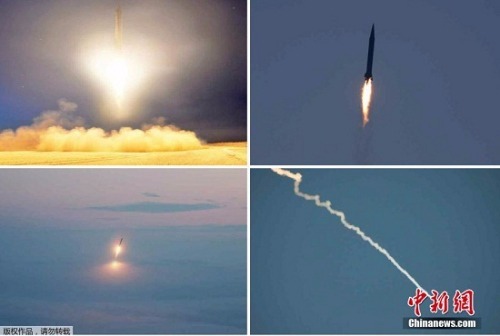 北韓今(3)日發射一枚彈道導彈。 圖片來源：中新網