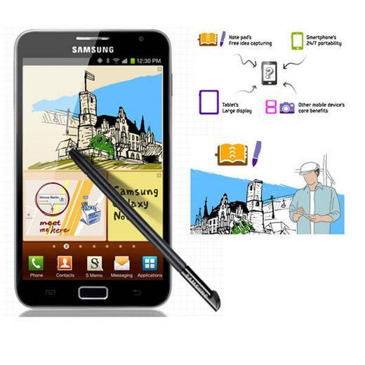 具備觸控筆的Galaxy note更適合書寫類的app