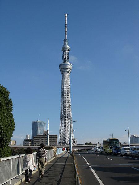 東京天空樹竣工 全球最高電視塔 世界第二高建物    (圖取自維基百科)