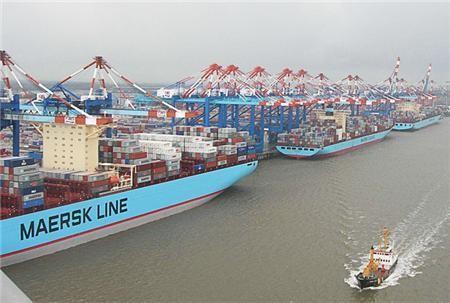 若希臘離開歐元區 中國有能力處理對外貿的衝擊  (圖：Maersk貨櫃輪 取自其網站)