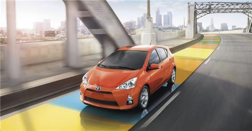 豐田最新發表的Prius C    (圖取自豐田官網)