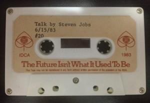 賈伯斯1983年8月的演講錄音帶。(圖取自LifeLibertyTech.com)