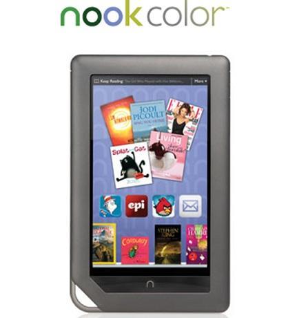 邦諾彩色電子閱讀器Nook Color。(圖:邦諾官網)