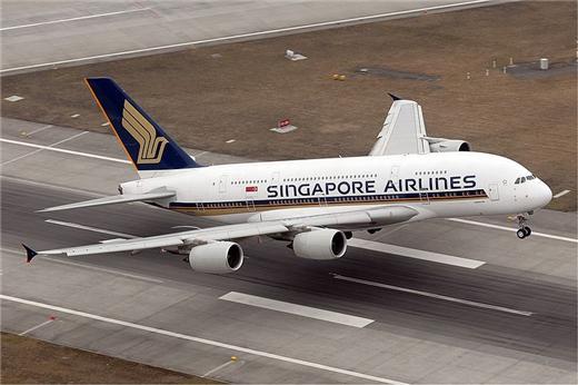 新航旗下的A380客機    (圖取自維基百科)