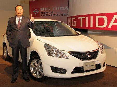 裕日車總經理蔡文榮參加新車款NISSAN BIG TIIDA發表會。(圖：裕日車提供)