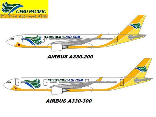 空巴：未來20年 亞洲廉價航空市場將持續快速成長    (圖：Cebu Pacific是空巴A330愛用者)