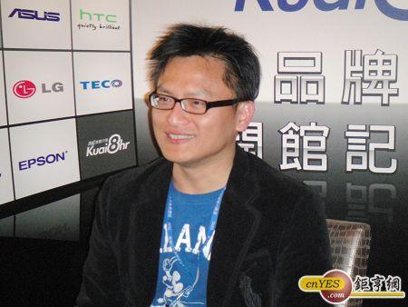 燦坤網銷事業部營運長吳志成(鉅亨網記者陳俐妏攝)