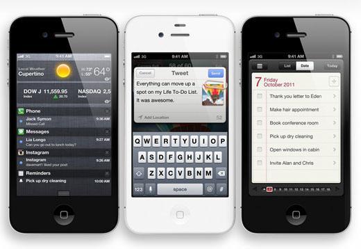 iOS和Android系統產品聖誕當日啟用量倍增。(圖: iPhone 4S)