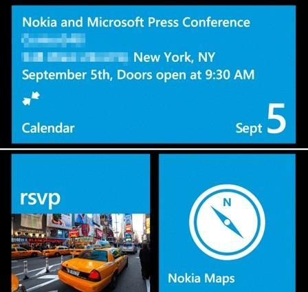 engadget收到的微軟9月5日媒體會邀請函，版面設計完全是Windows Phone畫面。