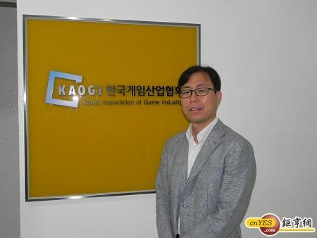 「韓國遊戲產業協會」事務局長金成坤