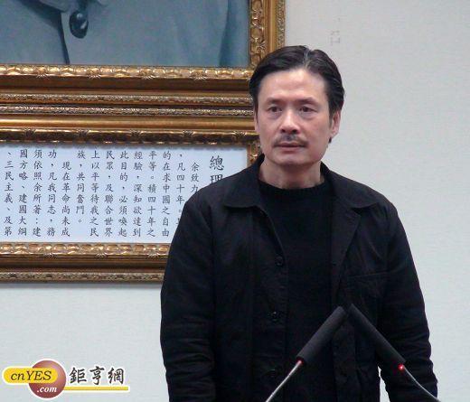 國民黨秘書長金溥聰表示，立委補選敗選最主要原因是泛藍支持者熱情不再。(兩岸網記者王定傳攝)