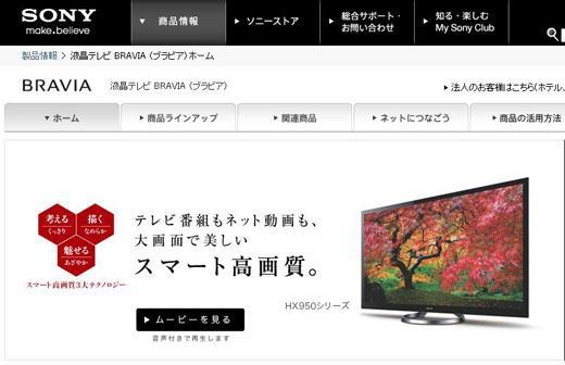 (圖片來源：Sony日本官網)