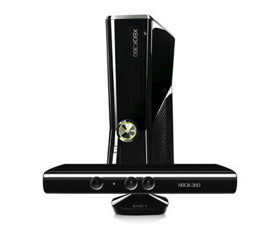 Xbox 360主機與體感遊戲設備Kinect。(圖取自官網)