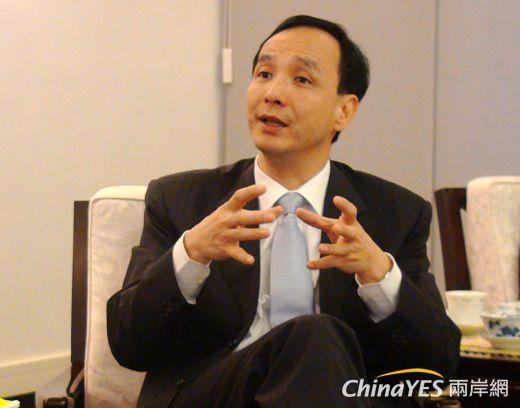 對於高盛醜聞，行政院副院長朱立倫接受鉅亨網專訪時，受美國衝擊最多一天，現在來看這件事，已經變成過眼雲煙。(兩岸網記者王定傳攝)