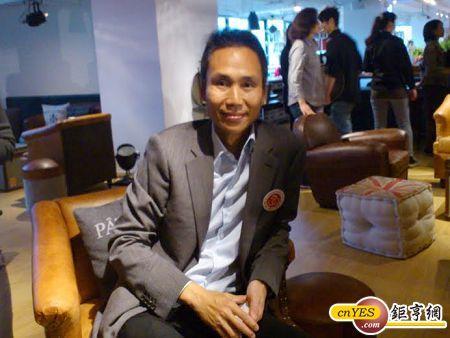 國賓飯店董事長許育瑞參加國賓大飯店50周年慶活動。(鉅亨網記者王以慧攝)