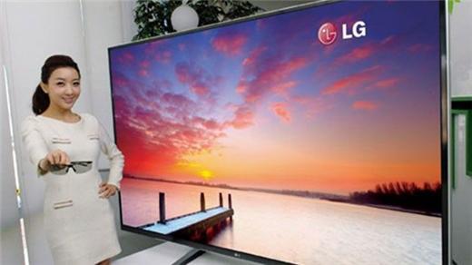 樂金也推出大尺寸超薄電視機搶市
