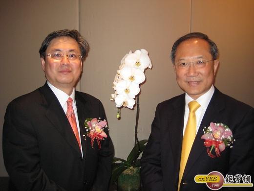 僑威集團主席許經振、執行董事丘少明 