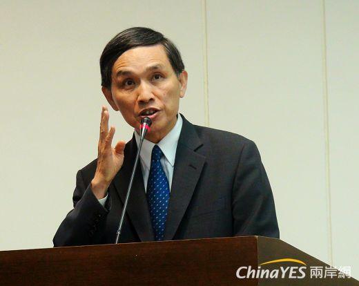 經濟部長施顏祥表示，ECFA早收清單不會離500項太遠。(兩岸網記者王定傳攝)