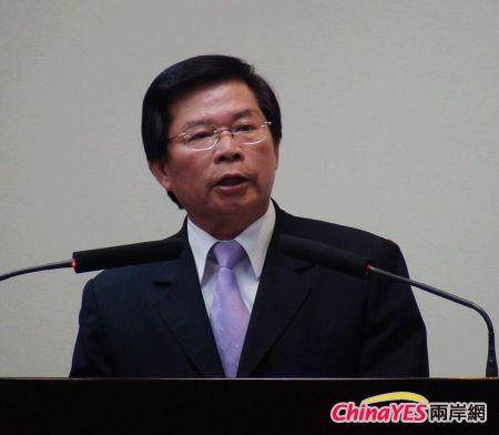 內政部次長簡太郎今日至國民黨中常會進行「99年春節期間政府相關因應措施專案報告」。(兩岸網記者王定傳攝)