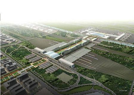  虹桥综合交通枢纽主体工程效果图