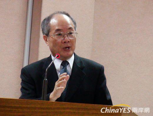 被民進黨立委李俊毅指為謀殺前法務部長王清峰的兇手，法務部代理部長黃世銘表示不能接受。(兩岸網記者王定傳攝)