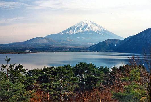 (圖四：日本富士山美景，維基百科)