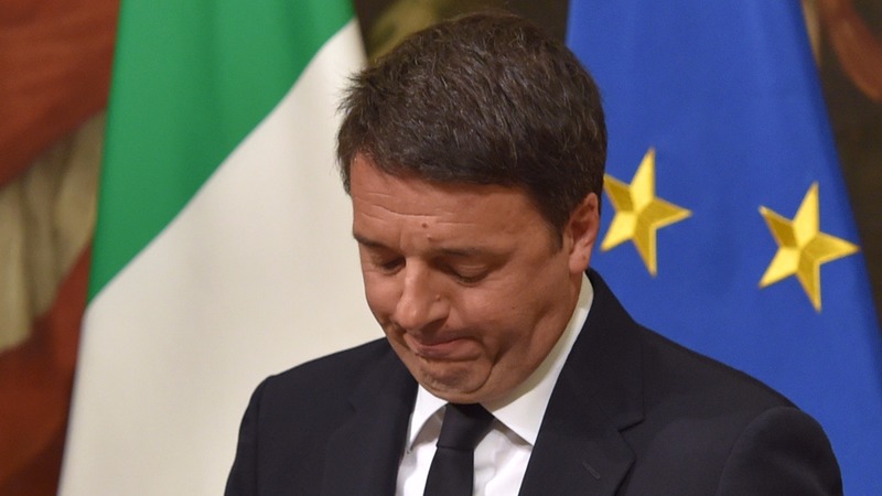 義大利總理宣布下台(圖：AFP)