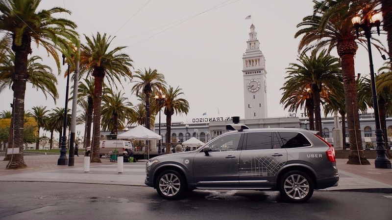 Uber自駕車Volvo XC90(圖:Uber)