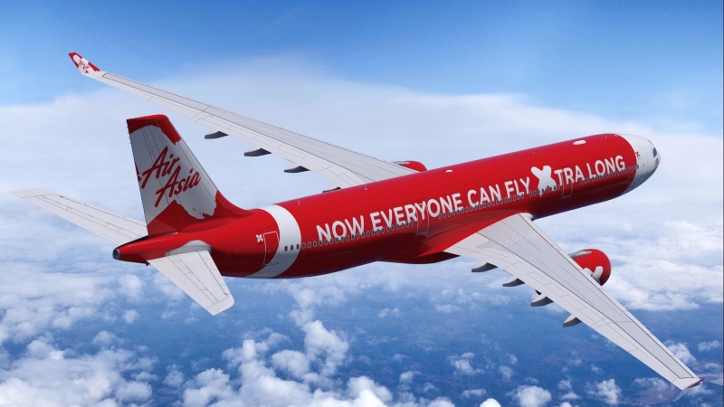 AirAsia獲美核准，成為亞洲第一家低成本航空可飛往美國的業者。(圖：AirAsia提供)