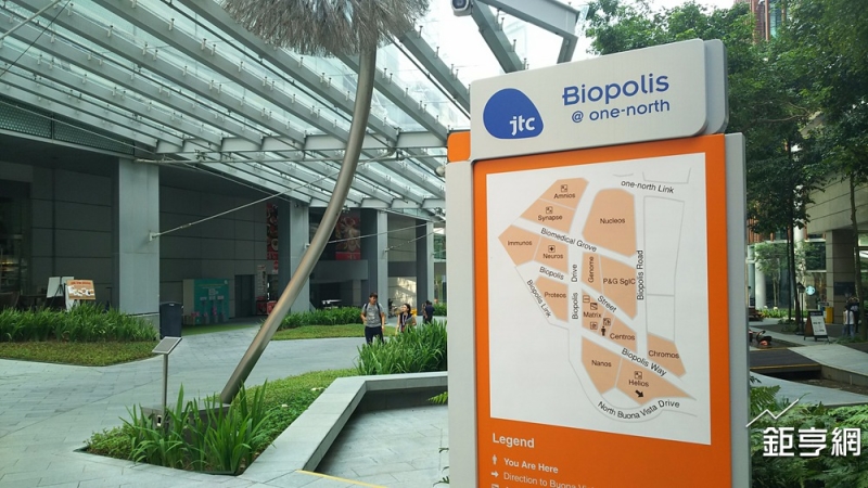 新加坡生技發展重鎮Biopolis。（）