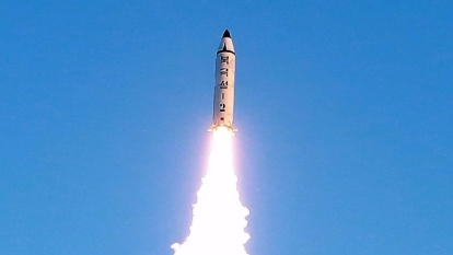 北韓又試射北極星導彈。 (圖：AFP)