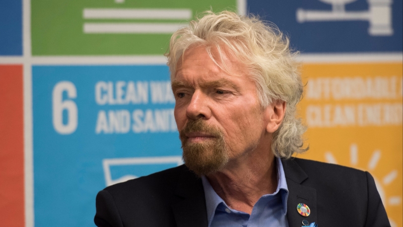 维珍集团创办人布兰森.(afp)