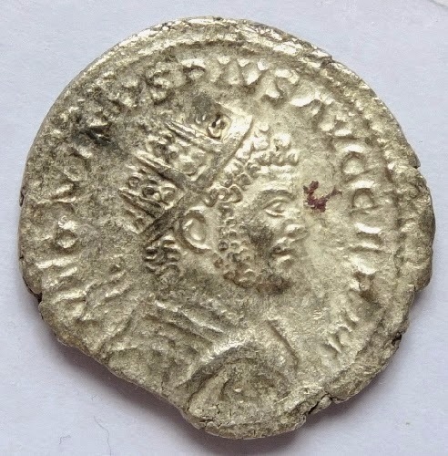 銀成分極低的羅馬貨幣      (圖取自網路)