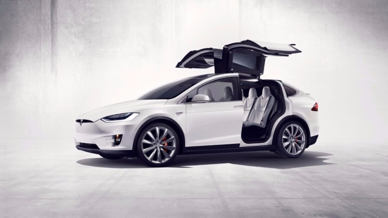 特斯拉電動運動休旅車-Model X。(圖：特斯拉提供)