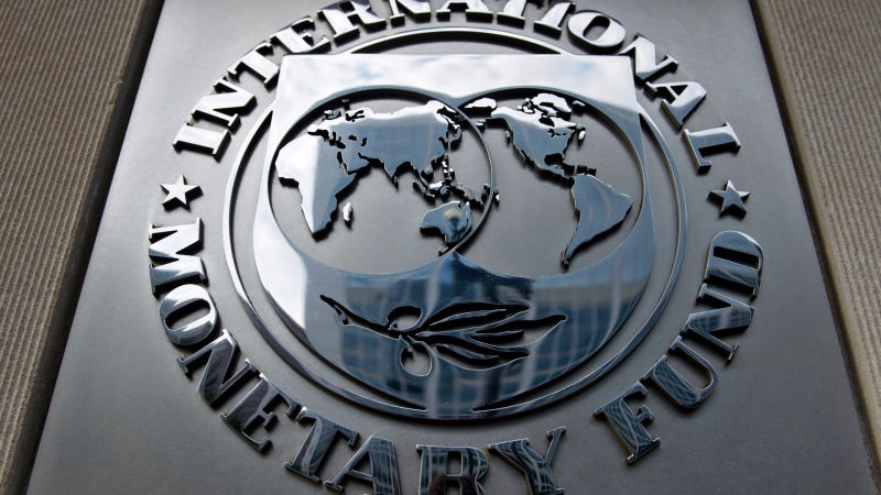 圖:AFP  國際貨幣基金(IMF)調降美國經濟成長預估