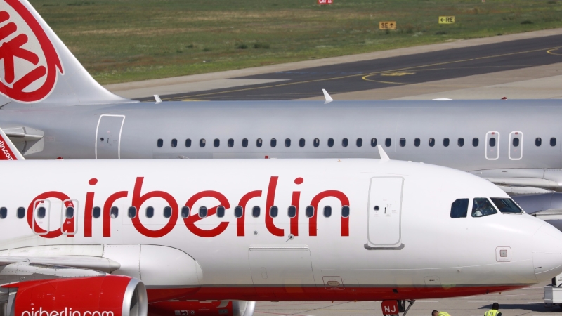 圖:AFP  柏林航空宣布破產