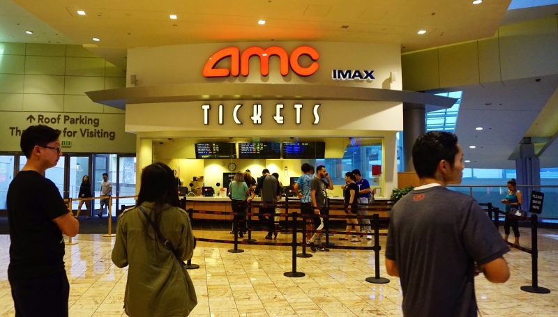 加州 AMC 電影院。(AFP)