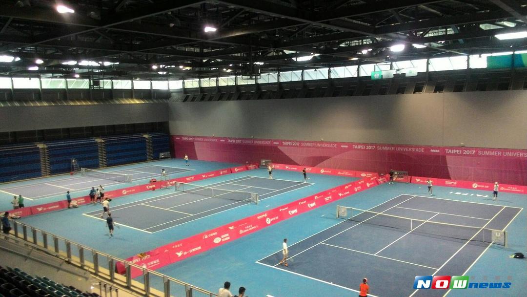 台北網球中心室內球場。（圖／黃建霖攝）