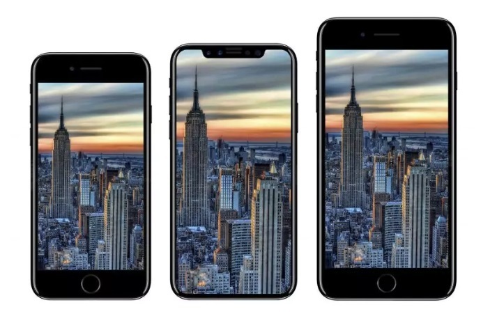 ▲蘋果新一代 iPhone 三款機型名稱確定，分別為 iPhone 8、iPhone 8 Plus 和 iPhone X。（圖／翻攝自《每日電訊報》）