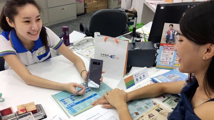 中華電開賣三星Note8估上市首周銷量可破萬。(圖：中華電提供)