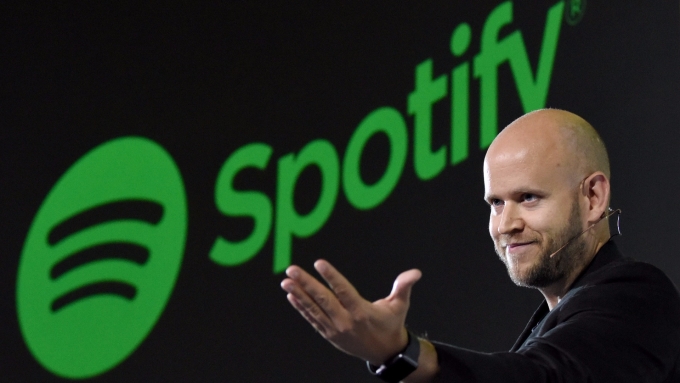 傳騰訊有意收購Spotify，不過遭到拒絕。(圖：AFP)