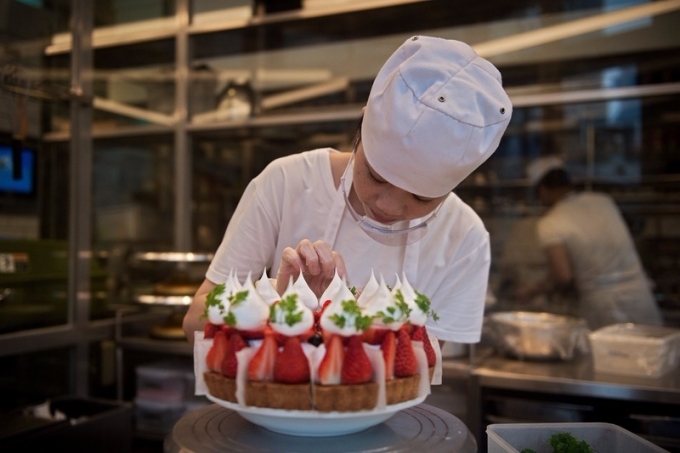 草莓蛋糕 / 圖：afp
