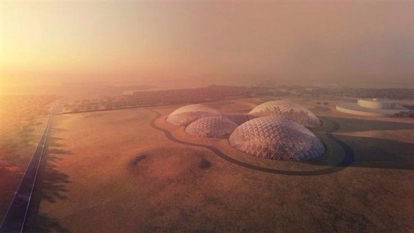 杜拜斥資9億人民幣打造火星城。(圖取材自杜拜政府媒體辦公室)