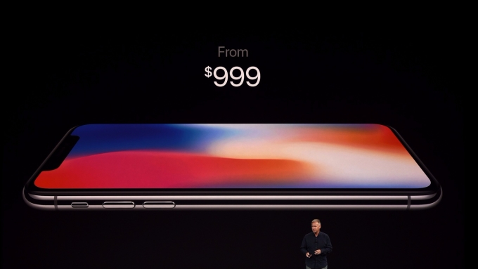 iPhoneX至少999美元起跳(圖:AFP)