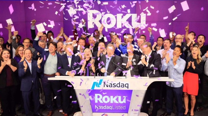 Roku 今年 9 月底風光上市。圖片截自《CNBC》。