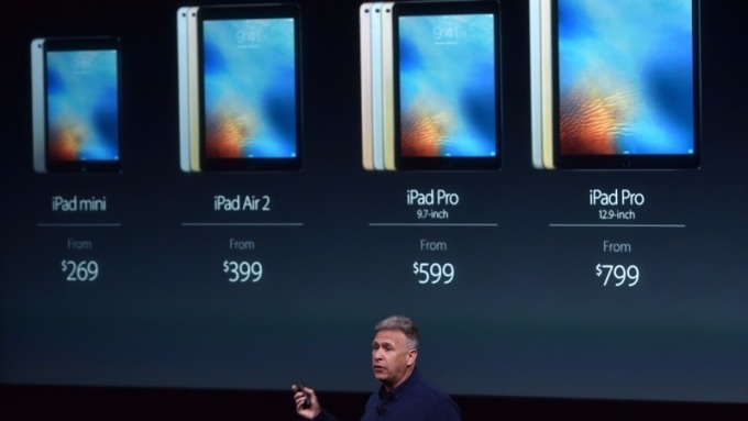 今年新iPad發表會現況  （圖:AFP）
