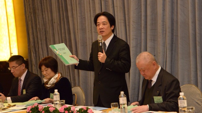〈賴揆首會工商界〉蔡明忠、張忠謀與會 賴揆提3項拜託