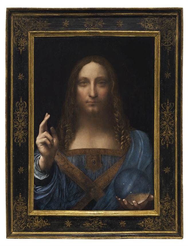 今年11月一幅疑似達文西「救世主」的畫作以4.5億美元成交。