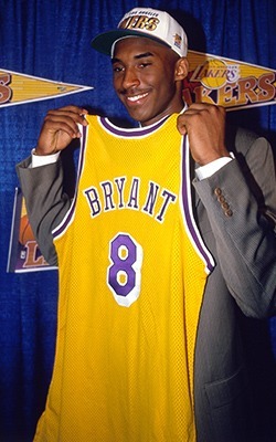 Kobe於1996年時 （圖:NBA）