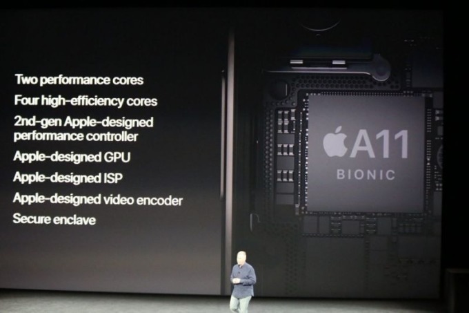 蘋果的A11晶片組有專責處理AI演算法的功能      （圖取自蘋果官網）